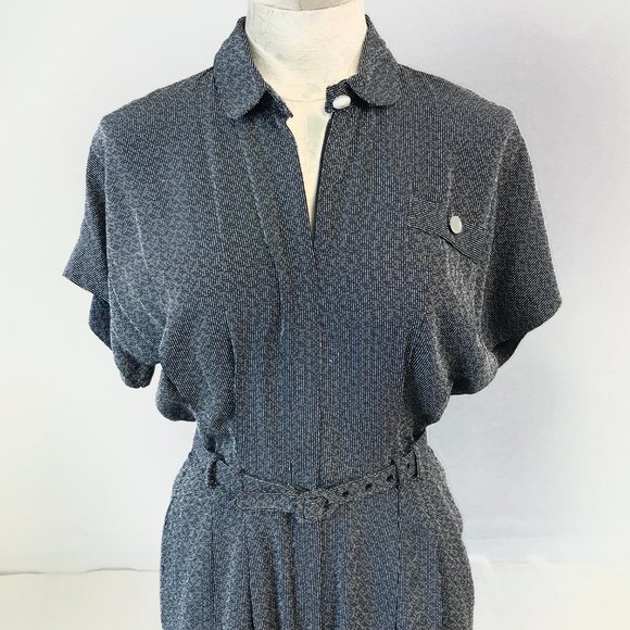 Vintage 90s S All That Jazz Short Sleeve Romper - Picture 8 of 9